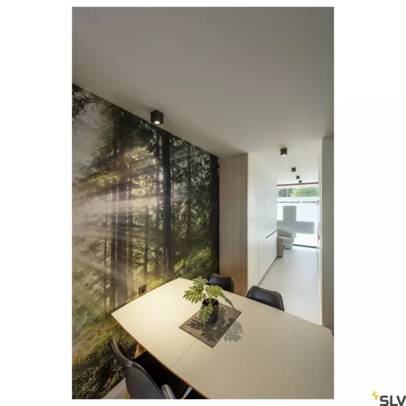 TRILEDO SQUARE CL fekete 8.1W 3000K 36° állítható mennyezeti LED spot lámpa