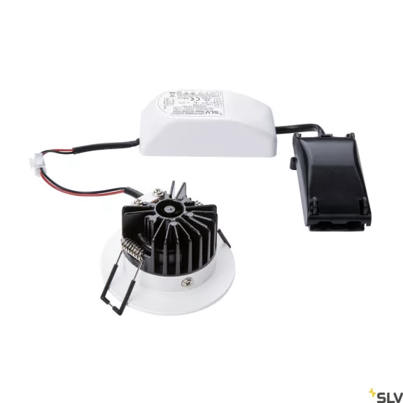 PATTA-I LED fehér IP65 11W 3000K 38° 8cm dimmelhető vízmentes kültéri süllyesztett lámpa és előtét szett