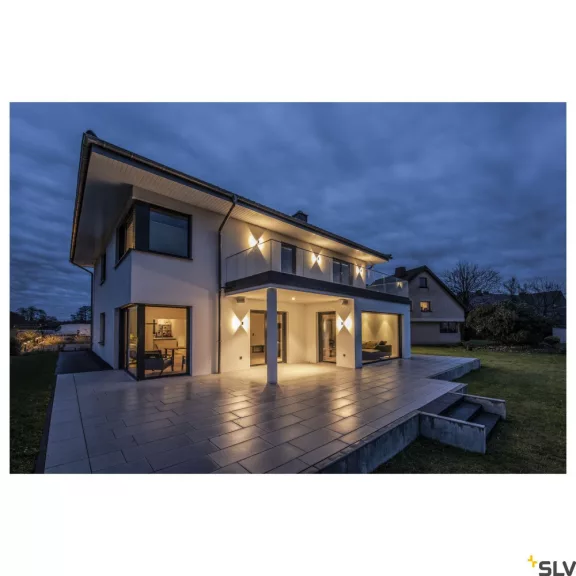 PATTA-I LED fekete IP65 11W 3000K 38° 8cm dimmelhető vízmentes kültéri süllyesztett lámpa és előtét szett