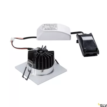   PATTA-I LED alumínium IP65 11W 3000K 38° 8cm dimmelhető vízmentes kültéri süllyesztett lámpa és előtét szett