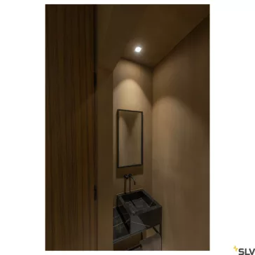   PATTA-F LED fehér IP65 11W 3000K 38° 8,3cm dimmelhető vízmentes kültéri süllyesztett lámpa és előtét szett