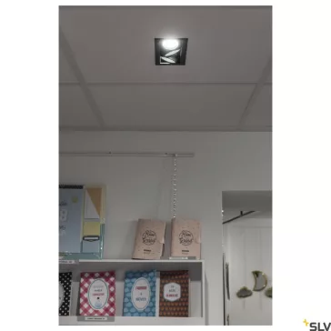   KADUX 3 LED fekete 20w 3000K 38° dimmelhető állítható süllyesztett spot lámpa