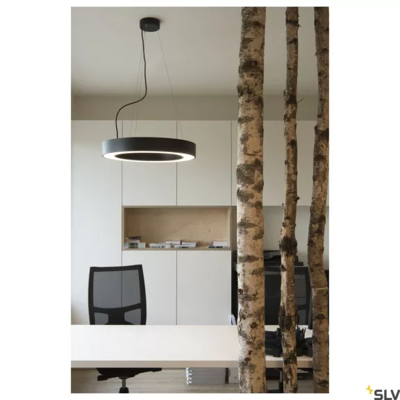 MEDO RING fekete 33w 3000K 105° dimmelhető függesztett mennyezeti LED lámpa