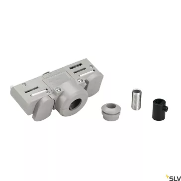   EUTRAC / S-TRACK szürke univerzális lámpa függesztő adapter 3 fázisú sínhez