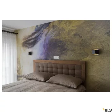   CARISO WL-2 fekete-arany 11w 2700K dimmelhető fali LED lámpa