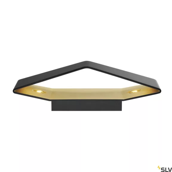 CARISO WL-4 fekete-arany 22w 1700-2700K dimmelhető fali LED lámpa