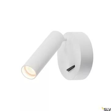 KARPO LED fehér 6w 3000K 40° fali kapcsolós spot lámpa