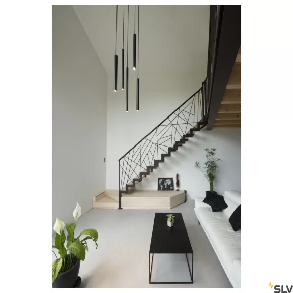 HELIA 40 fekete 12w 3000K 30° dimmelhető függesztett LED spot lámpa