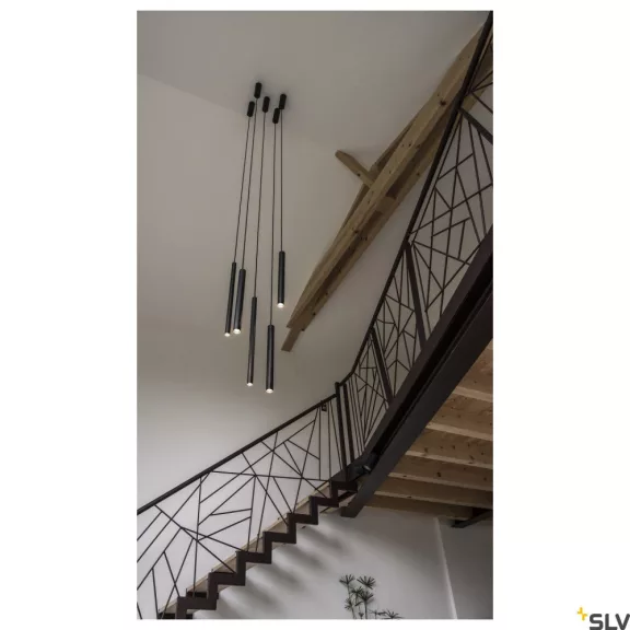 HELIA 40 fekete 12w 3000K 30° dimmelhető függesztett LED spot lámpa