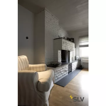   KARPO LED fekete 7.5w 3000K 40° fali és mennyezeti spot lámpa süllyesztett csatlakozóval