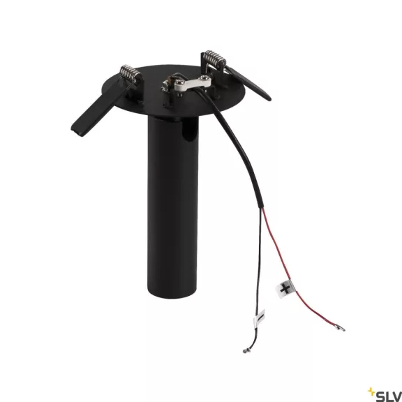 KARPO LED fekete 7.5w 3000K 40° fali és mennyezeti spot lámpa süllyesztett csatlakozóval