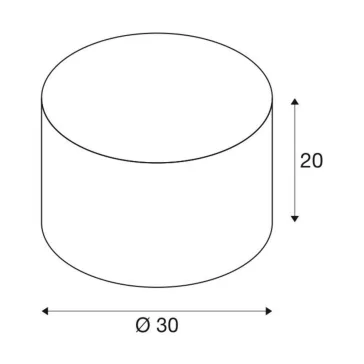 FENDA fehér E27 30cm átmérőjű lámpabúra