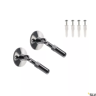 TENSEO króm 2db 10cm-es fali sodrony rögzítő