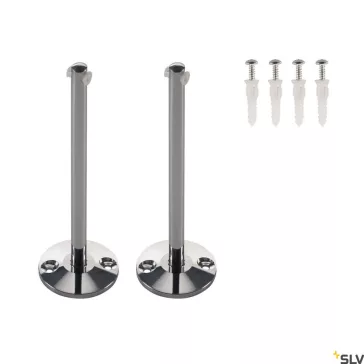   TENSEO króm 2db 16cm-es mennyezeti távtartó és vezető elem