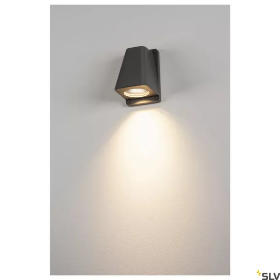 WALLYX antracit IP44 GU10 kültéri fali lámpa
