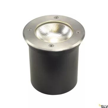   ROCCI 125 LED rozsdamentes acél IP67 8.6W 3000K kerek kültéri talajba süllyeszthető lámpa