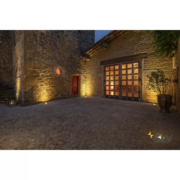 ROCCI 125 LED rozsdamentes acél IP67 8.6W 3000K kerek kültéri talajba süllyeszthető lámpa