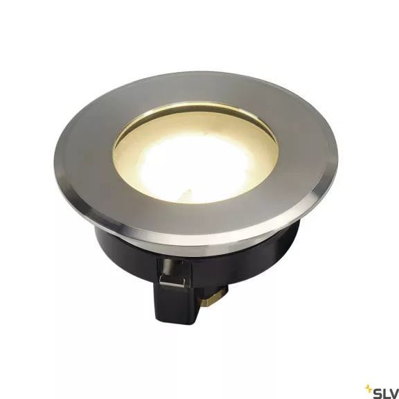 DASAR FLAT 80 rozsdamentes acél IP67 4W 3000K alacsony beépítésű útvonalmegvilágító LED lámpa