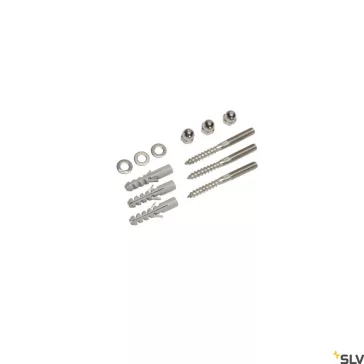   SCREW SET M8 metrikus/fa kötésű rozsdamentes acél rögzítő csavar készlet dübellel