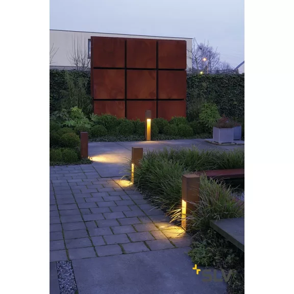 RUSTY SLOT 50 corten acél IP44 E27 kültéri allólámpa