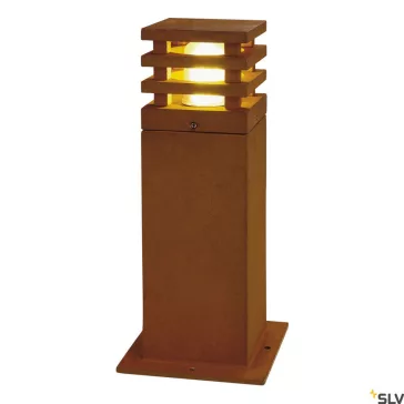 RUSTY SQUARE 40 corten acél IP55 E27 kültéri allólámpa