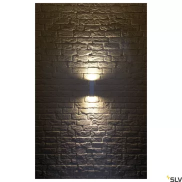THEO WALL UP / DOWN szürke IP44 GU10 kültéri fali lámpa