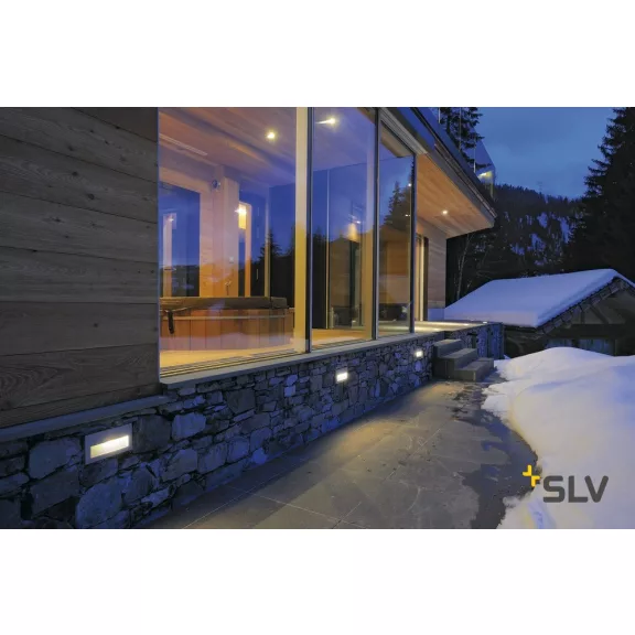 BRICK DOWNUNDER szürke IP44 18W 2°fel-80°le kültéri falba süllyeszthető LED lámpa