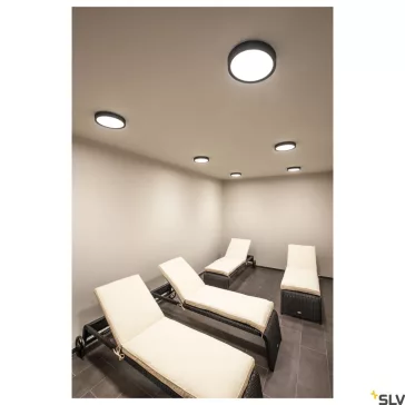   AINOS antracit IP44 21W 3000K kültéri fali és mennyezeti LED lámpa