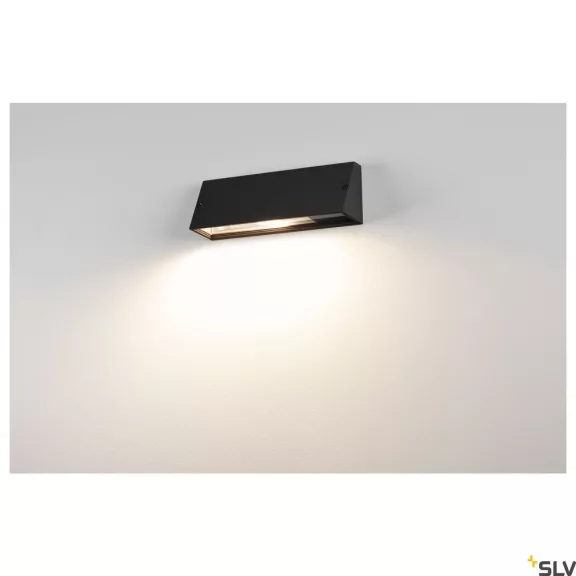 PEMA fekete IP65 E27 kültéri fali lámpa
