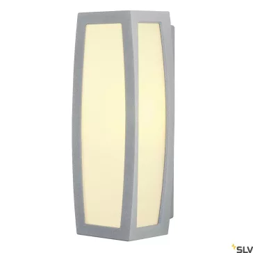 MERIDIAN BOX szürke IP54 E27 kültéri fali lámpa