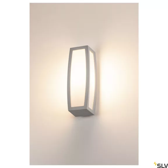 MERIDIAN BOX szürke IP54 E27 kültéri fali lámpa