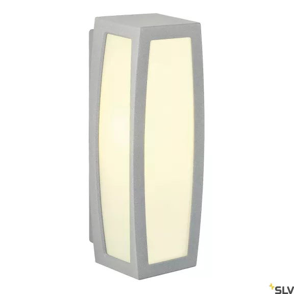 MERIDIAN BOX szürke IP54 E27 kültéri fali lámpa