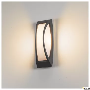 MERIDIAN 2 antracit IP54 E27 kültéri fali lámpa