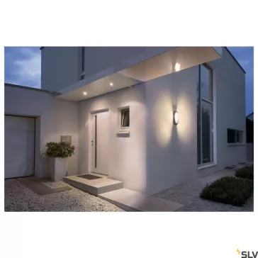 MERIDIAN 2 antracit IP54 E27 kültéri fali lámpa