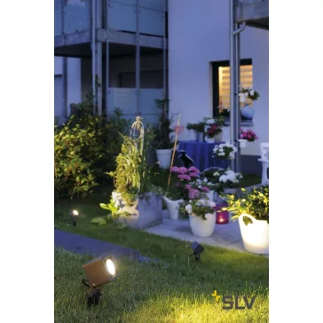   NAUTILUS antracit IP65 8.5W 3000K kültéri leszúrható kerti LED spot lámpa