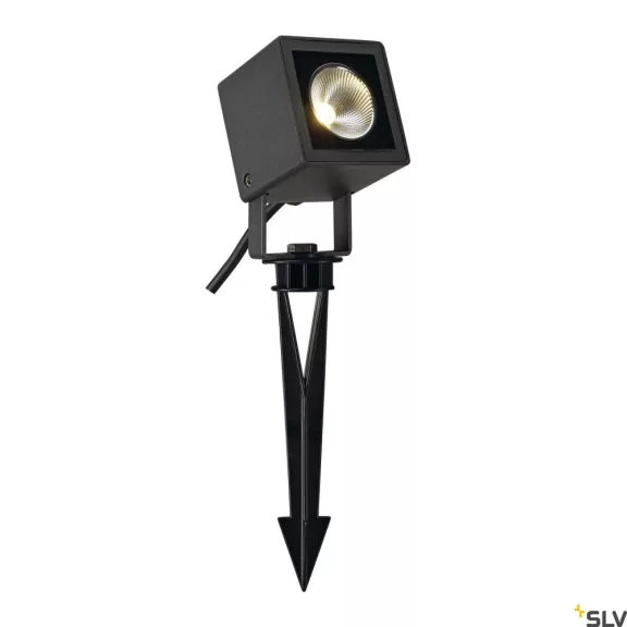 NAUTILUS antracit IP65 8.5W 3000K kültéri leszúrható kerti LED spot lámpa