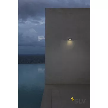 IPERI WALL antracit IP44 5W 4000K kültéri fali LED lámpa