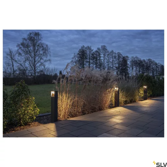LOGS 70 antracit IP44 10W 3000K kültéri LED allólámpa