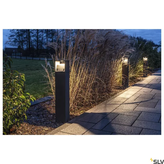 LOGS 70 antracit IP44 10W 3000K kültéri LED allólámpa