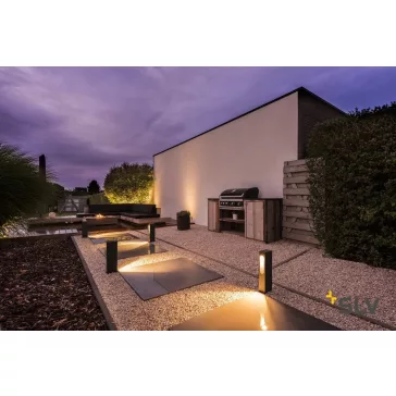 SLOTBOX 40 LED antracit IP44 8W 3000K kültéri allólámpa