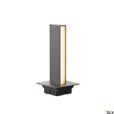   H-POL 36 SINGLE antracit IP55 9W 3000K kültéri LED allólámpa