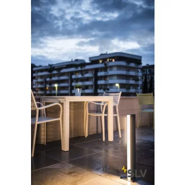   H-POL 66 SINGLE antracit IP55 18W 3000K kültéri LED allólámpa