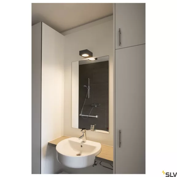 QUADRASYL WL 15 antracit IP44 GX53 kültéri fali lámpa