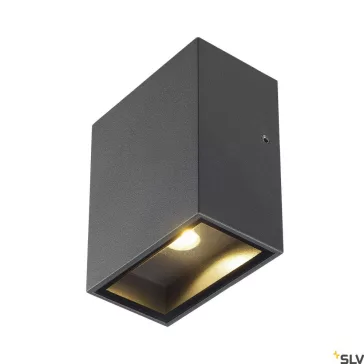 QUAD 1 XL antracit IP44 4.5W 3000K kültéri fali LED lámpa
