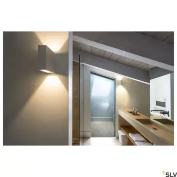 QUAD 2 XL fehér IP44 8.6W 3000K kültéri fali LED lámpa