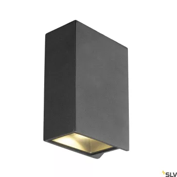 QUAD 2 XL antracit IP44 8.6W 3000K kültéri fali LED lámpa