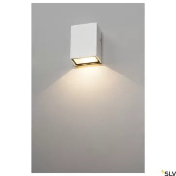 QUAD 1 fehér IP44 4.6W 3000K kültéri fali LED lámpa