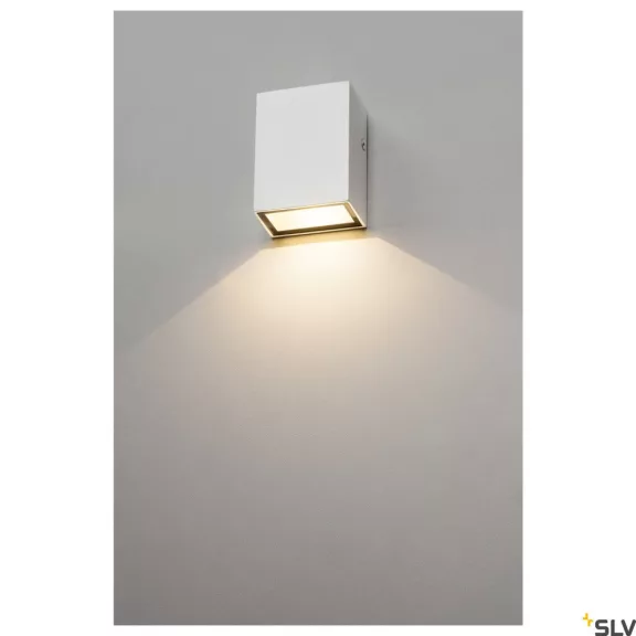 QUAD 1 fehér IP44 4.6W 3000K kültéri fali LED lámpa