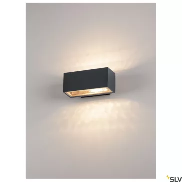 BOX antracit IP44 R7s 78mm kültéri fali lámpa