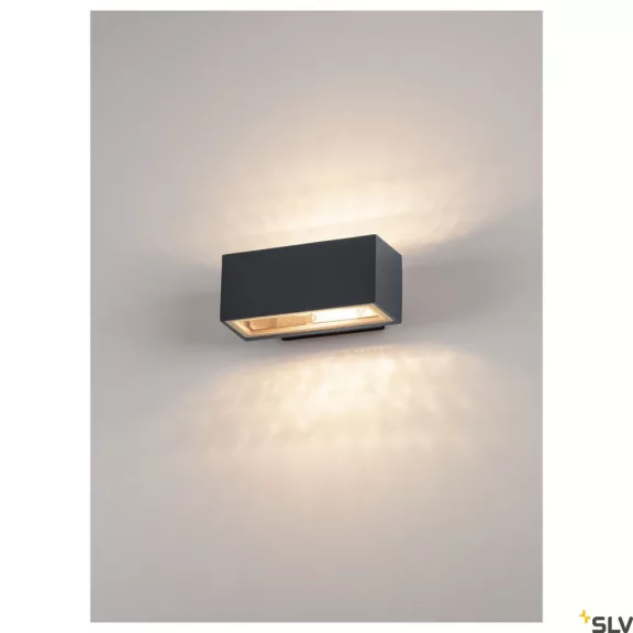 BOX antracit IP44 R7s 78mm kültéri fali lámpa